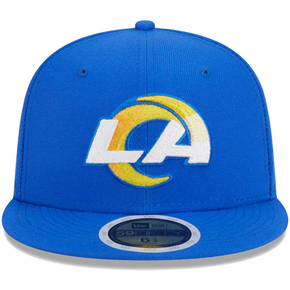 Los Angeles Rams New Era Youth Main 59FIFTY Fitted Hat Royal - NFL