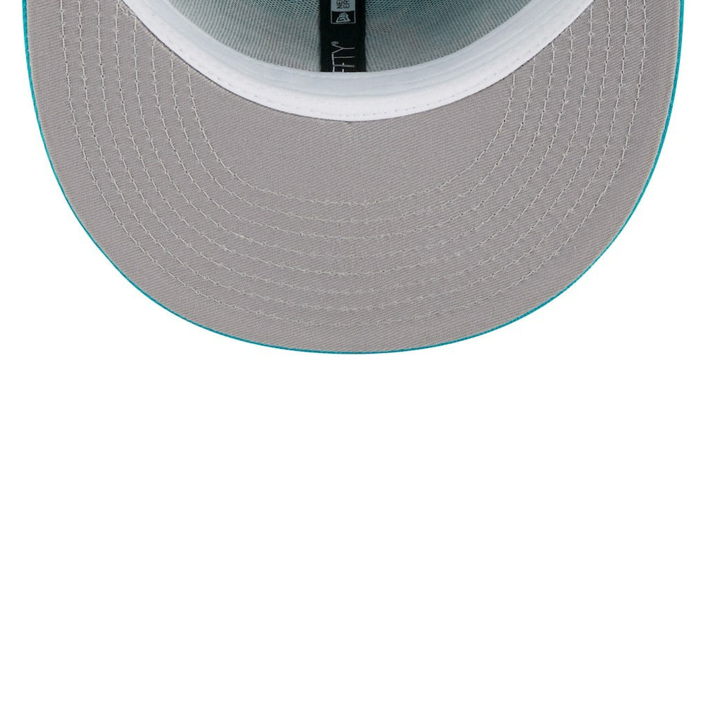 Miami Dolphins New Era Youth Main 59FIFTY Fitted Hat Aqua - NFL