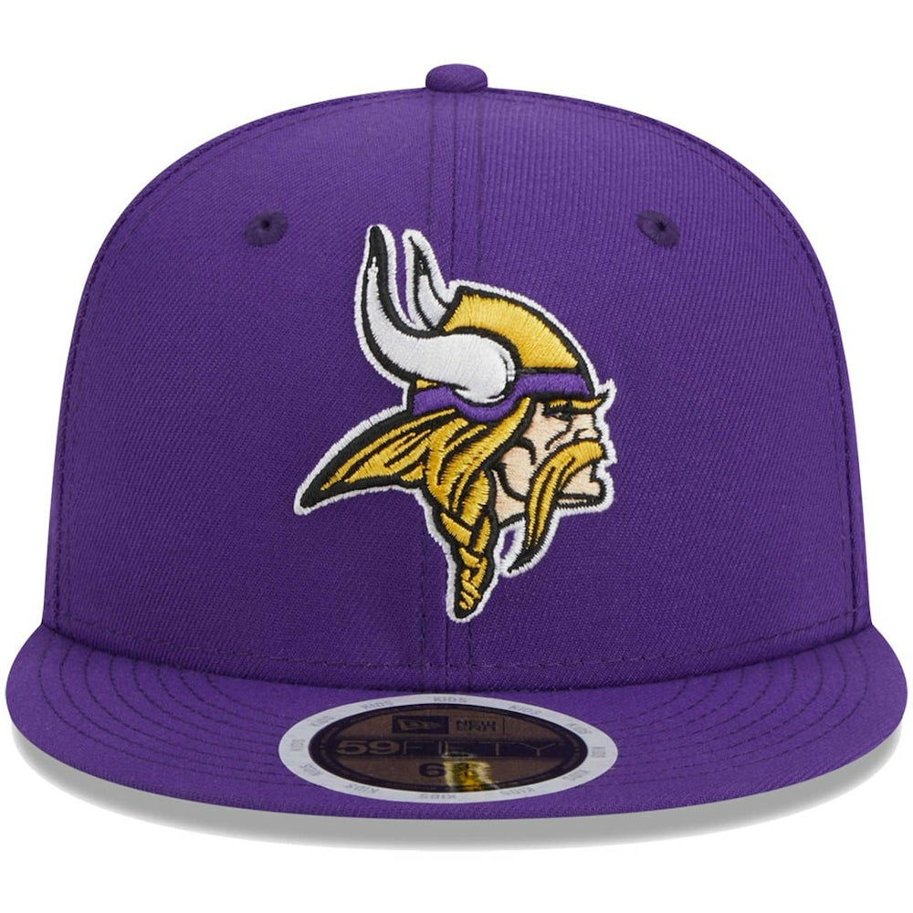 Minnesota Vikings New Era Youth Main 59FIFTY Fitted Hat Purple - NFL