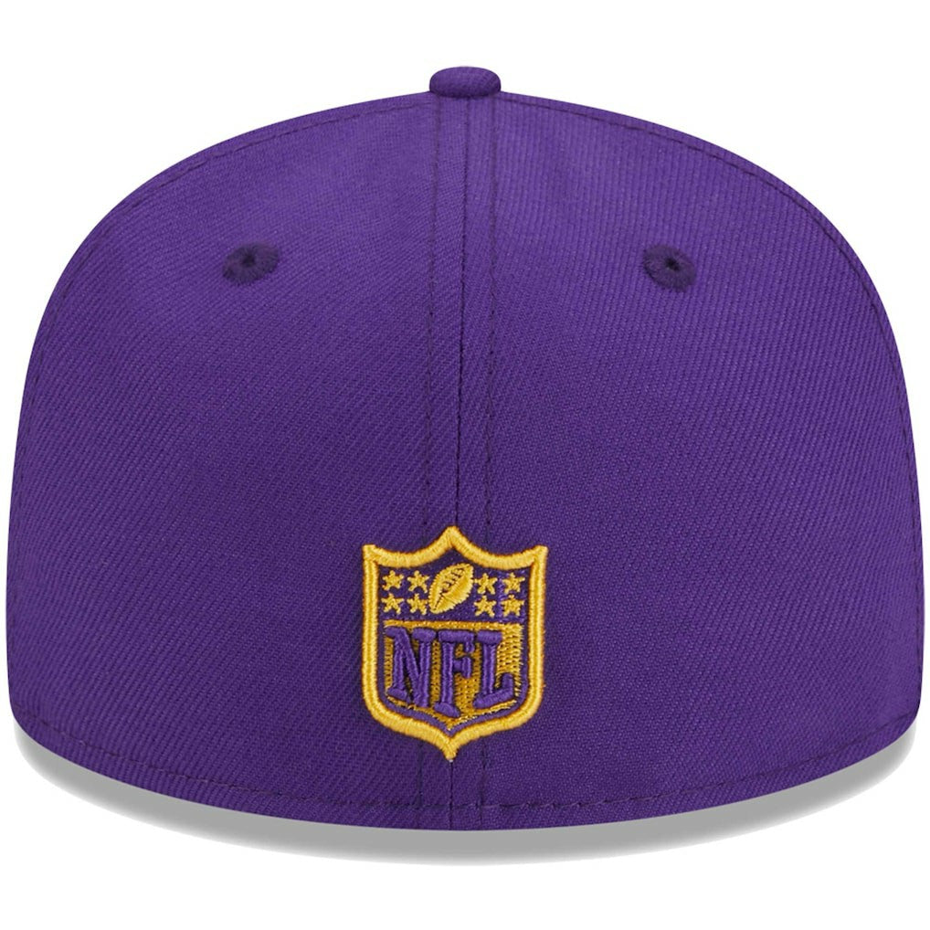 Minnesota Vikings New Era Youth Main 59FIFTY Fitted Hat Purple - NFL