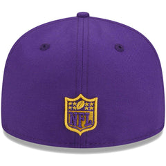 Minnesota Vikings New Era Youth Main 59FIFTY Fitted Hat Purple - NFL