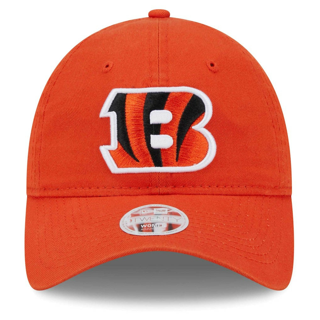 Cincinnati Bengals New Era Women's Main Core Classic 2.0 9TWENTY Adjustable Hat Orange - NFL
