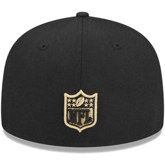 New Orleans Saints New Era Youth Main 59FIFTY Fitted Hat Black - NFL