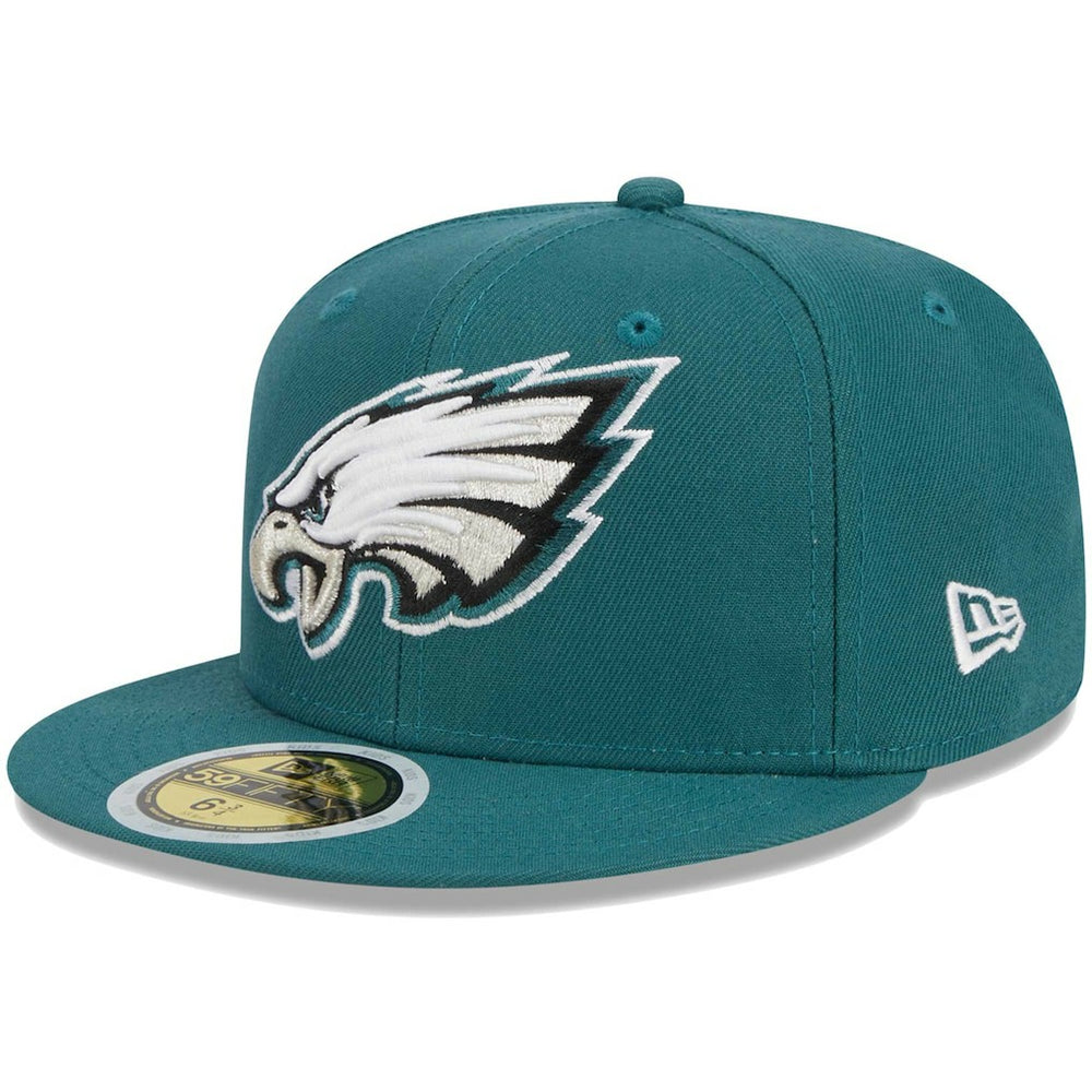 Philadelphia Eagles New Era Youth Main 59FIFTY Fitted Hat Midnight Green - NFL