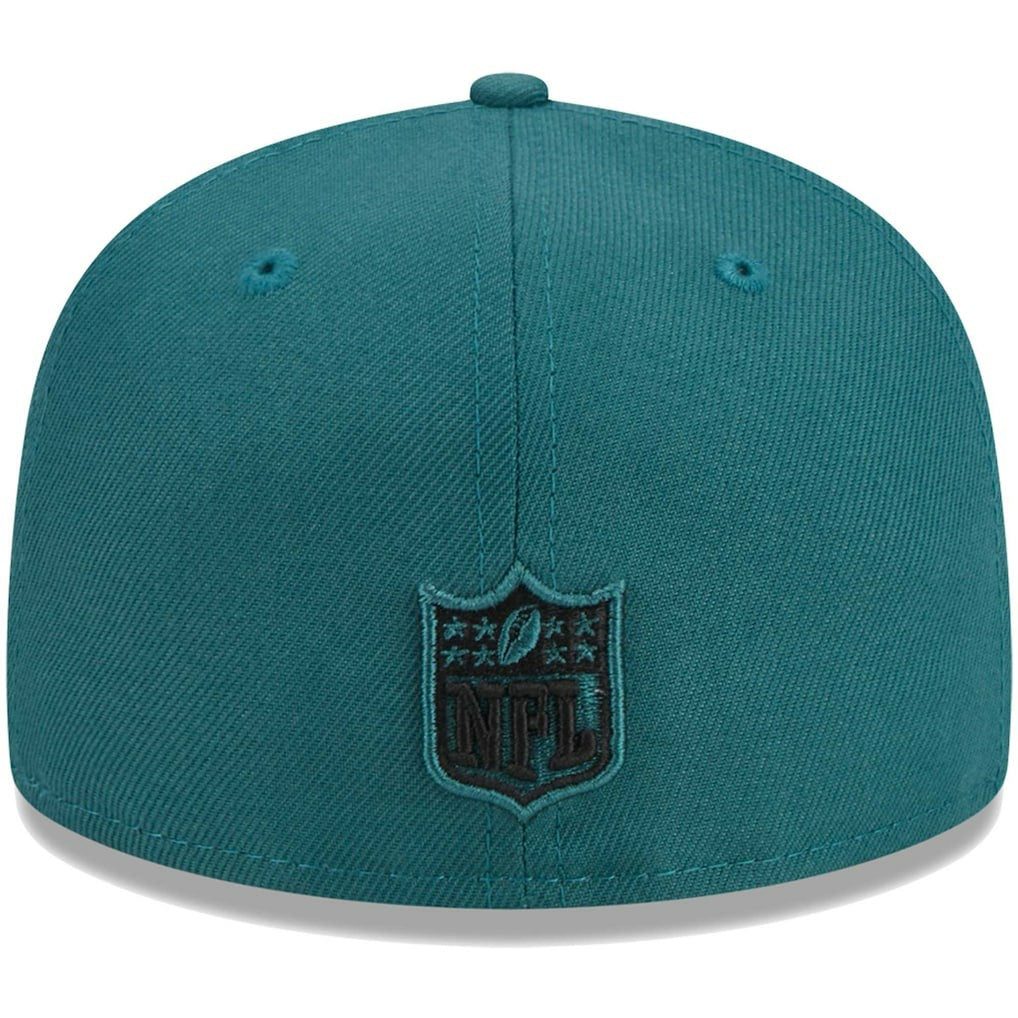Philadelphia Eagles New Era Youth Main 59FIFTY Fitted Hat Midnight Green - NFL
