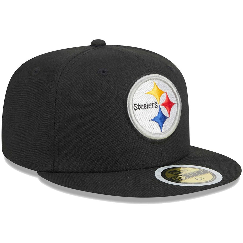 Pittsburgh Steelers New Era Youth Main 59FIFTY Fitted Hat Black - NFL