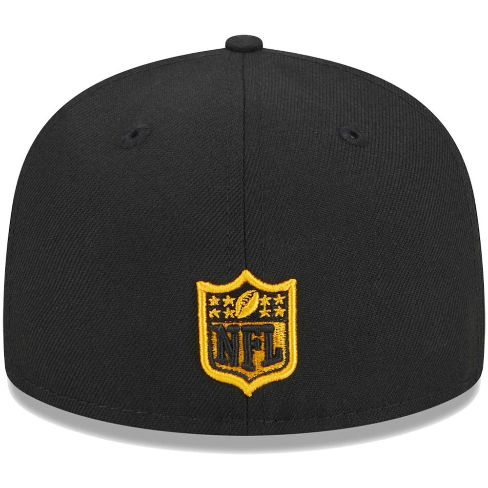 Pittsburgh Steelers New Era Youth Main 59FIFTY Fitted Hat Black - NFL