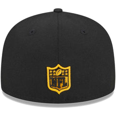 Pittsburgh Steelers New Era Youth Main 59FIFTY Fitted Hat Black - NFL