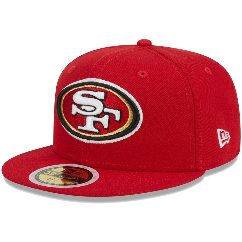 San Francisco 49ers New Era Youth Main 59FIFTY Fitted Hat Scarlet - NFL