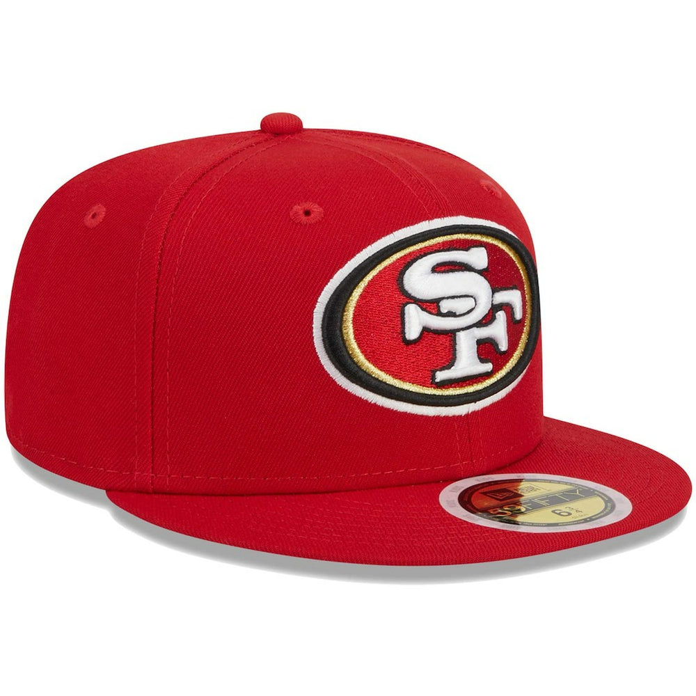 San Francisco 49ers New Era Youth Main 59FIFTY Fitted Hat Scarlet - NFL