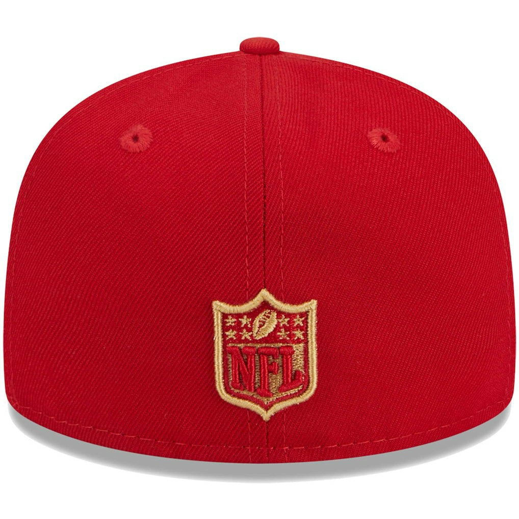 San Francisco 49ers New Era Youth Main 59FIFTY Fitted Hat Scarlet - NFL