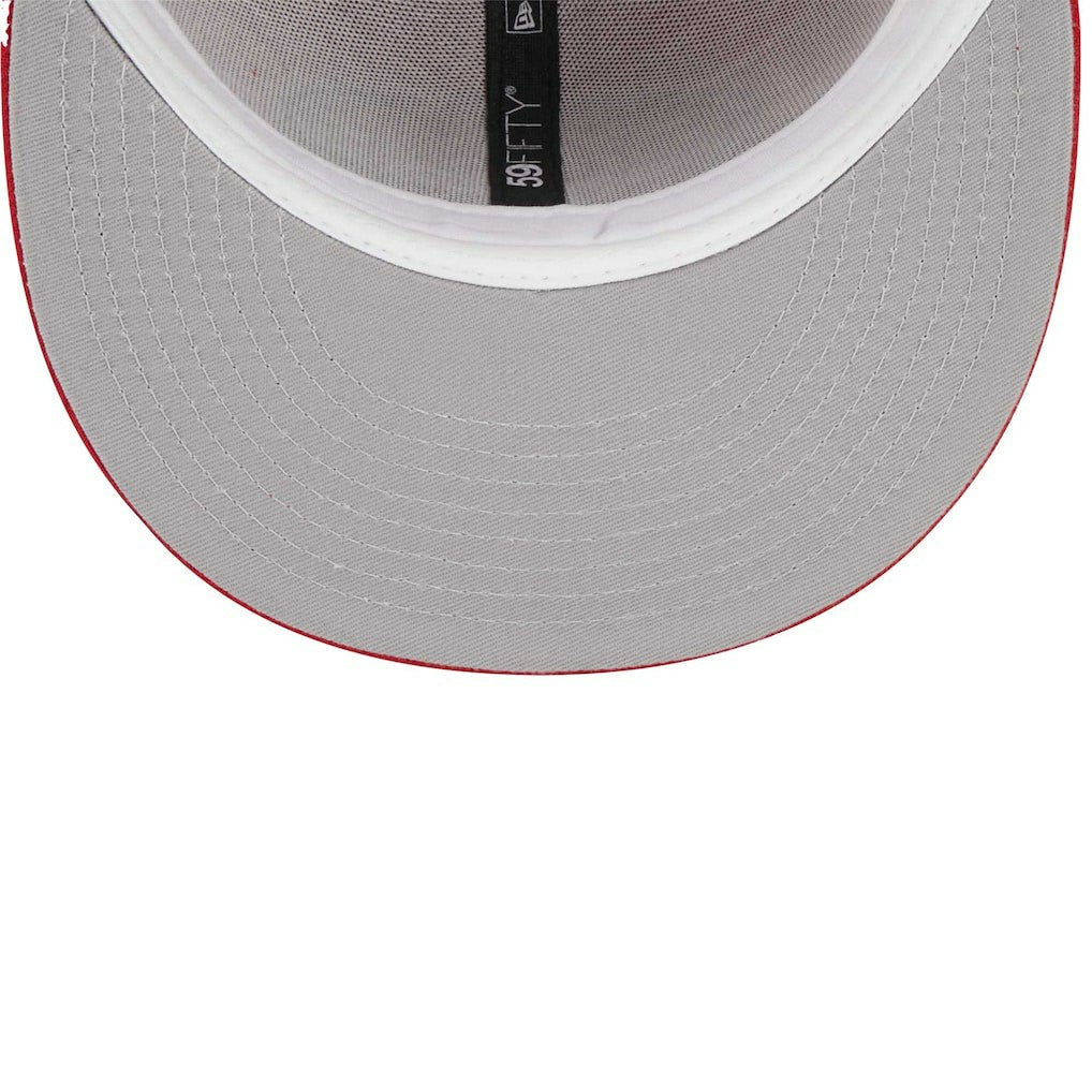San Francisco 49ers New Era Youth Main 59FIFTY Fitted Hat Scarlet - NFL