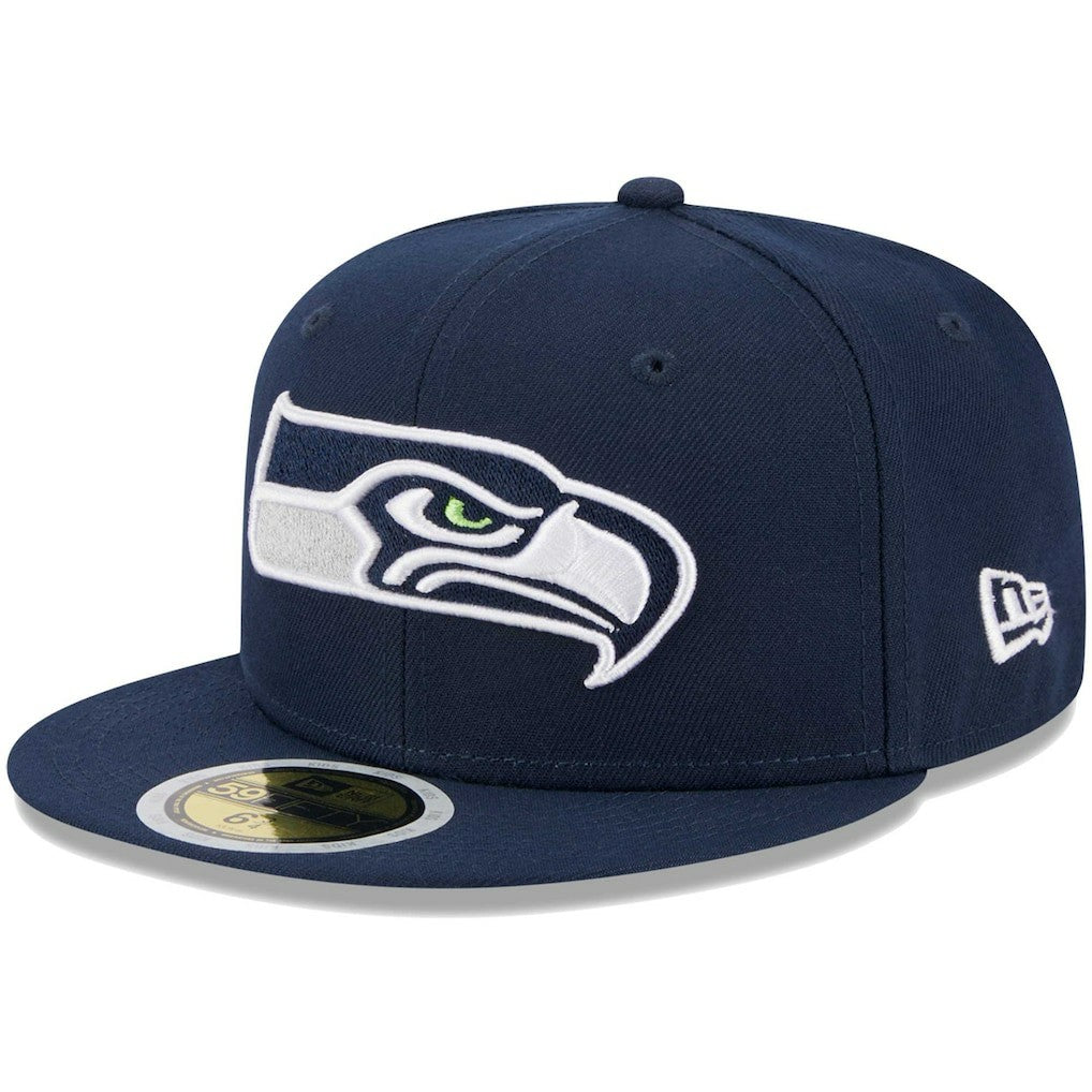 Seattle Seahawks New Era Youth Main 59FIFTY Fitted Hat College Navy - NFL