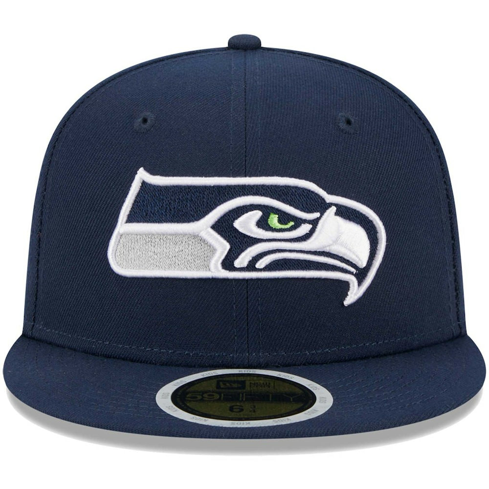 Seattle Seahawks New Era Youth Main 59FIFTY Fitted Hat College Navy - NFL