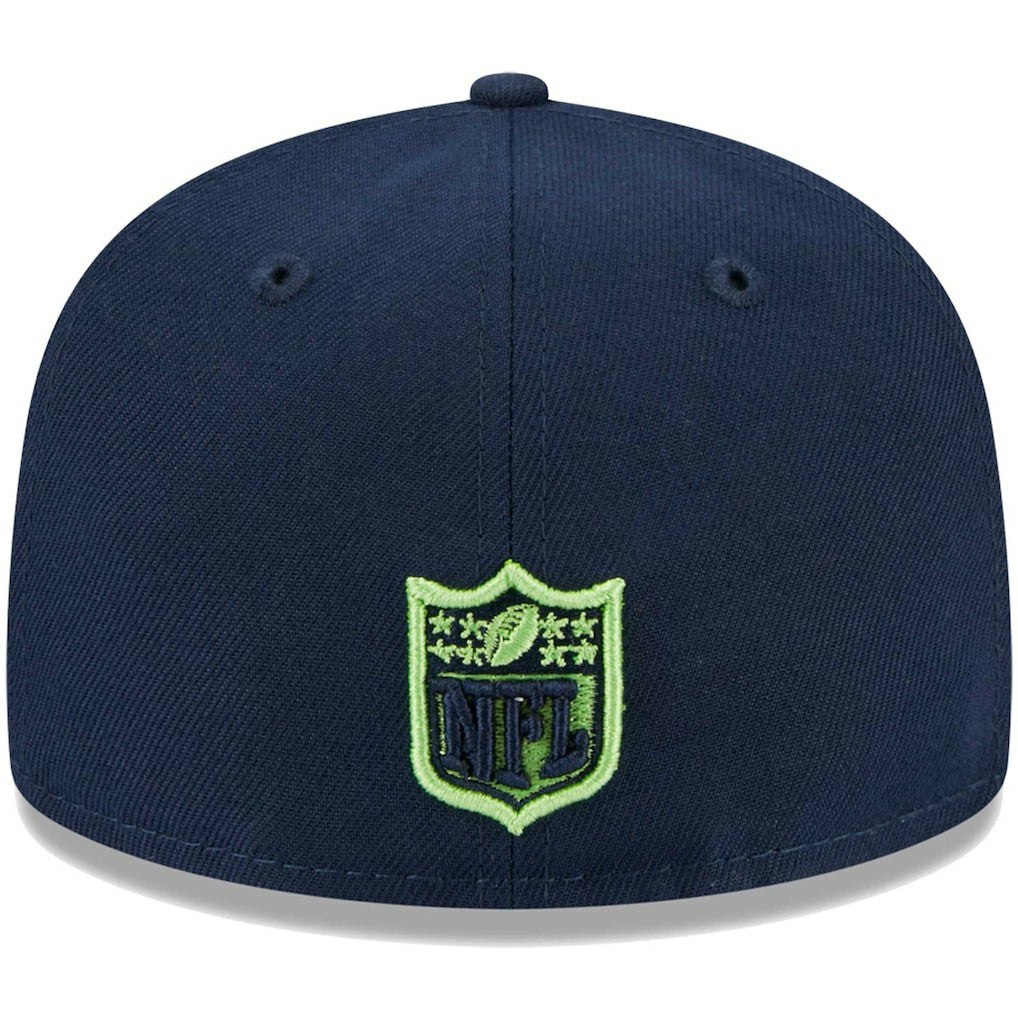 Seattle Seahawks New Era Youth Main 59FIFTY Fitted Hat College Navy - NFL