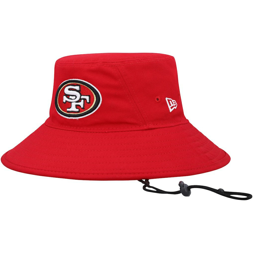 San Francisco 49ers New Era Main Bucket Hat Scarlet - NFL