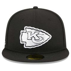 Kansas City Chiefs New Era Main Patch 59FIFTY Fitted Hat Black - NFL