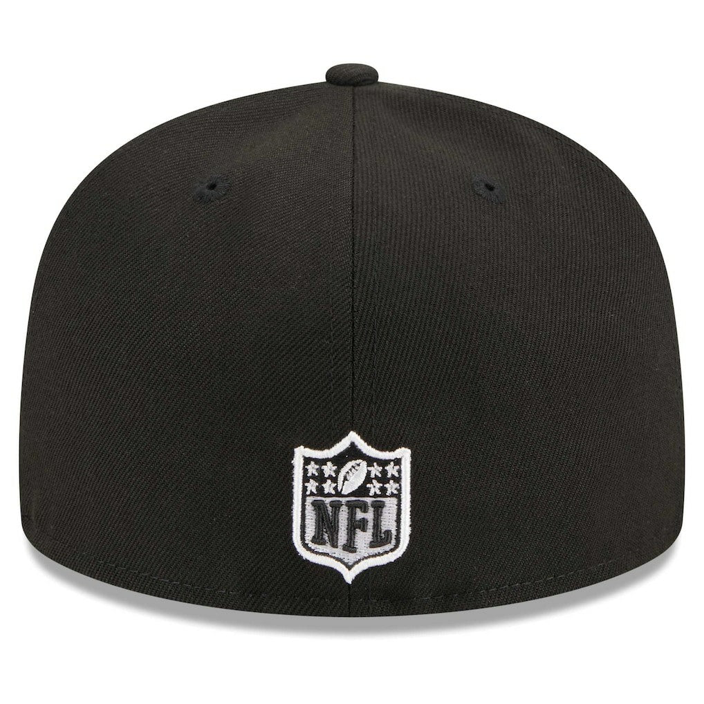 Kansas City Chiefs New Era Main Patch 59FIFTY Fitted Hat Black - NFL