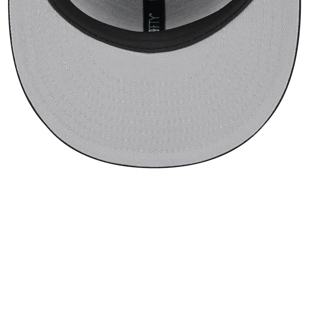 Miami Dolphins New Era Main Patch 59FIFTY Fitted Hat Black - NFL