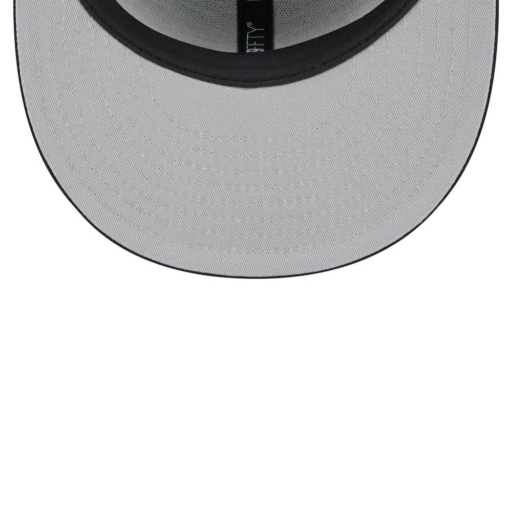 Miami Dolphins New Era Main Patch 59FIFTY Fitted Hat Black - NFL