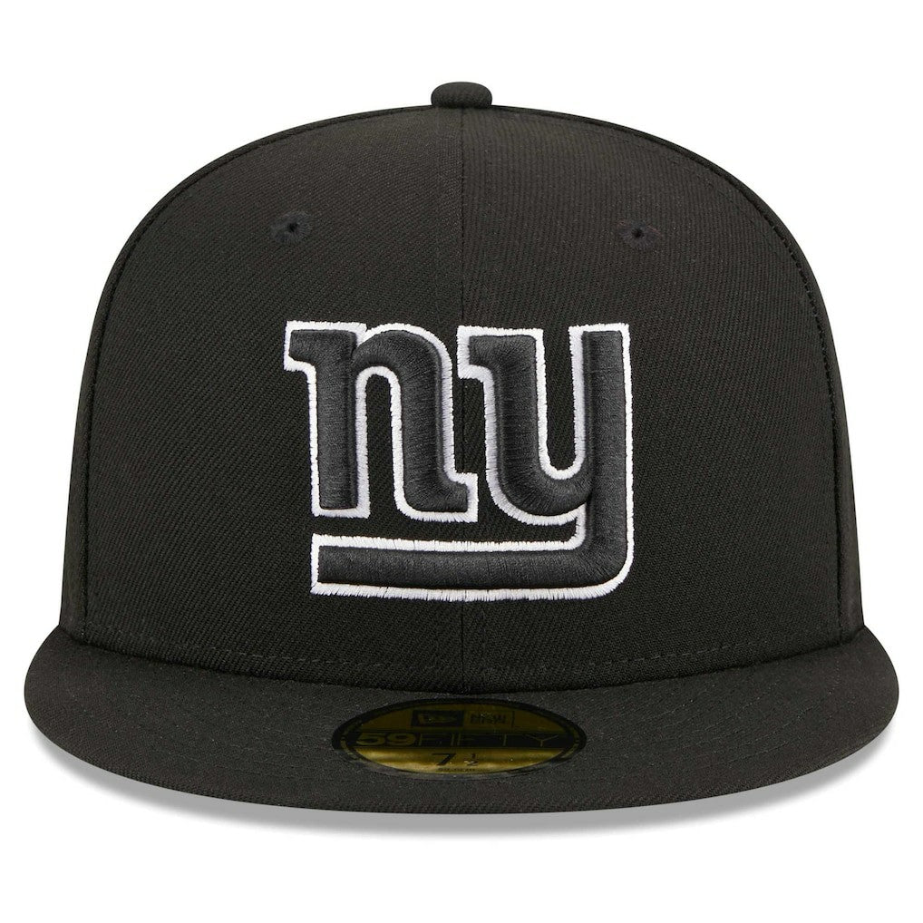 New York Giants New Era Main Patch 59FIFTY Fitted Hat Black - NFL