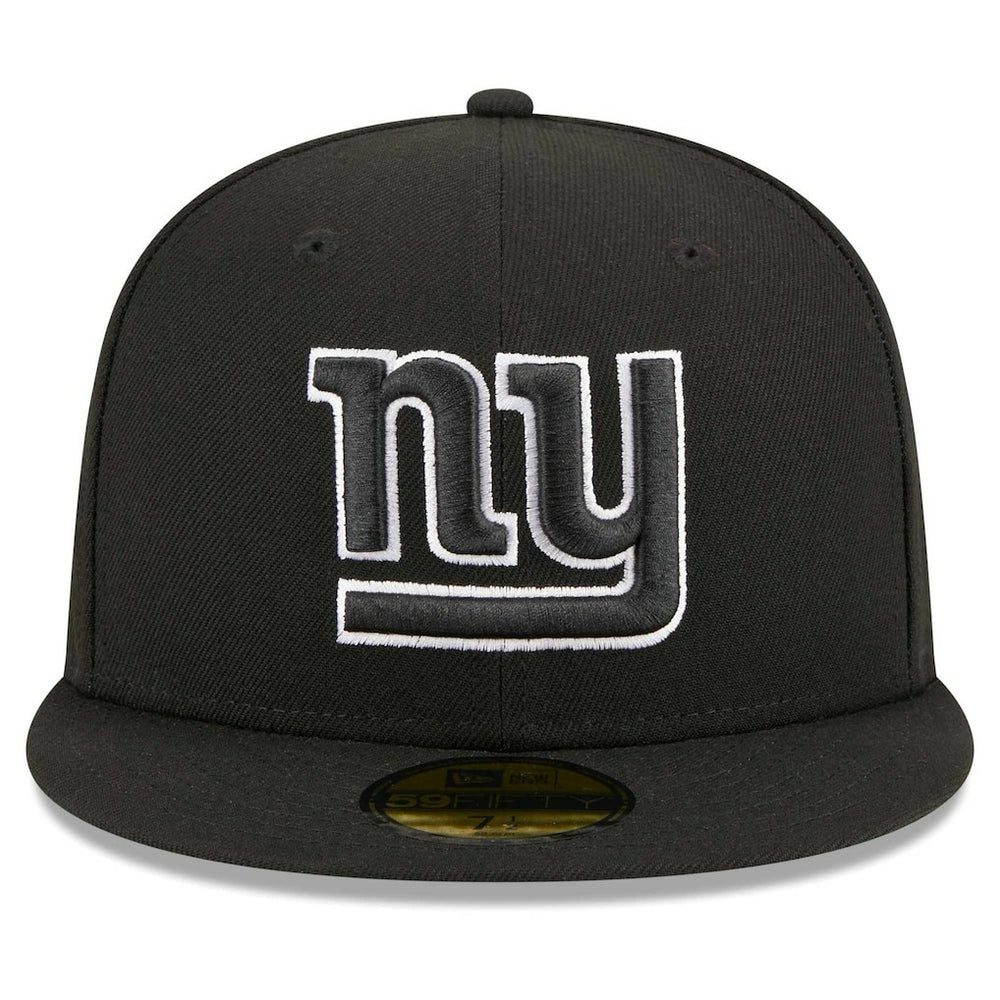 New York Giants New Era Main Patch 59FIFTY Fitted Hat Black - NFL