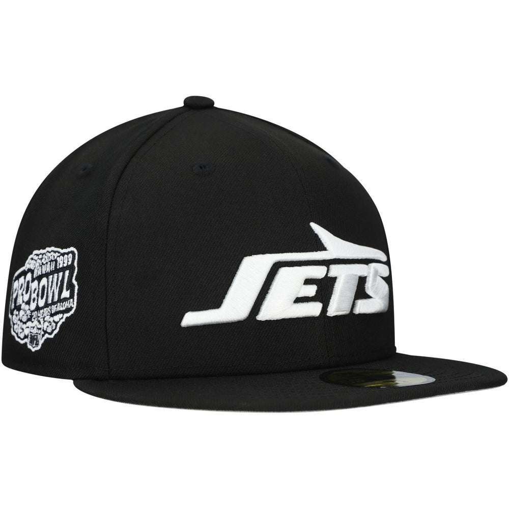 New York Jets New Era Main Patch 59FIFTY Fitted Hat Black - NFL