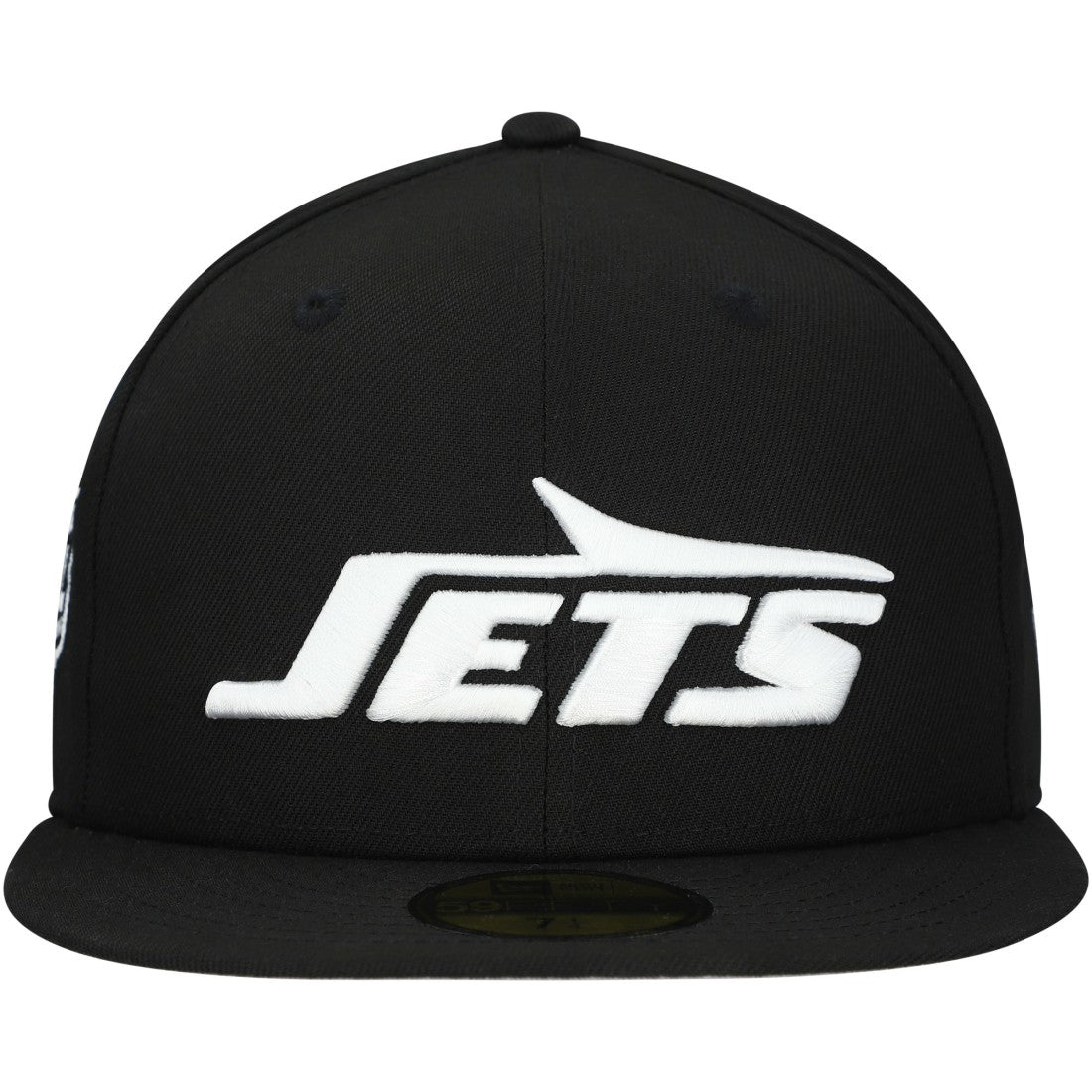New York Jets New Era Main Patch 59FIFTY Fitted Hat Black - NFL