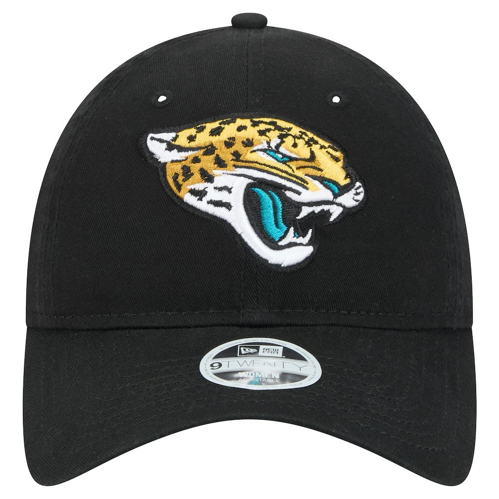 Jacksonville Jaguars New Era Women's Main Core Classic 2.0 9TWENTY Adjustable Hat Black - NFL
