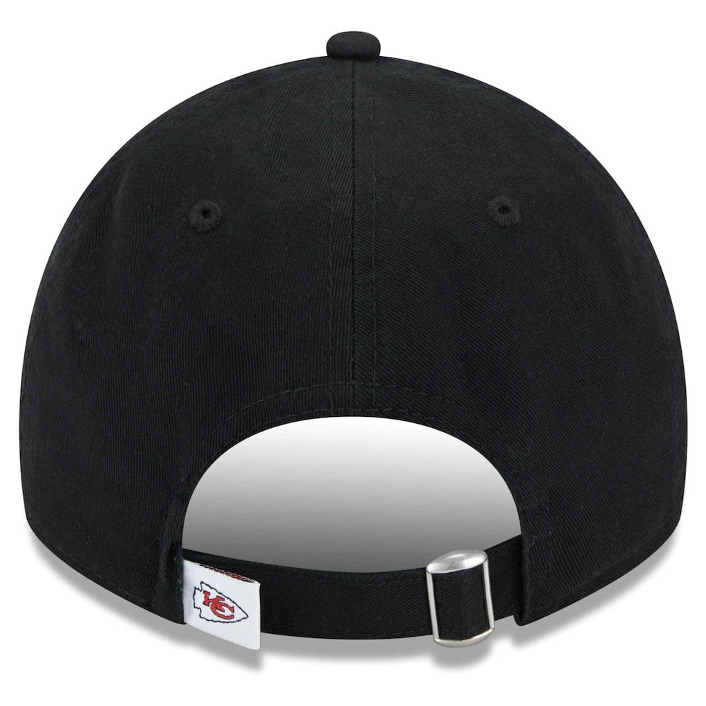 Kansas City Chiefs New Era Women's Main Core Classic 2.0 9TWENTY Adjustable Hat Black - NFL