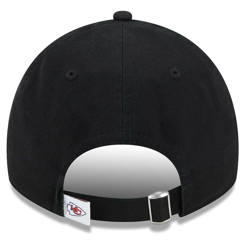 Kansas City Chiefs New Era Women's Main Core Classic 2.0 9TWENTY Adjustable Hat Black - NFL