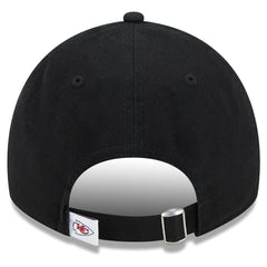 Kansas City Chiefs New Era Women's Main Core Classic 2.0 9TWENTY Adjustable Hat Black - NFL