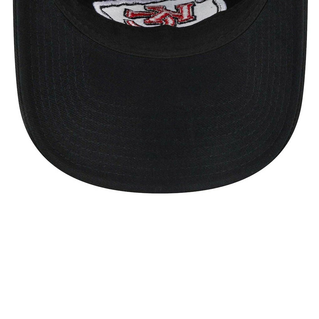 Kansas City Chiefs New Era Women's Main Core Classic 2.0 9TWENTY Adjustable Hat Black - NFL