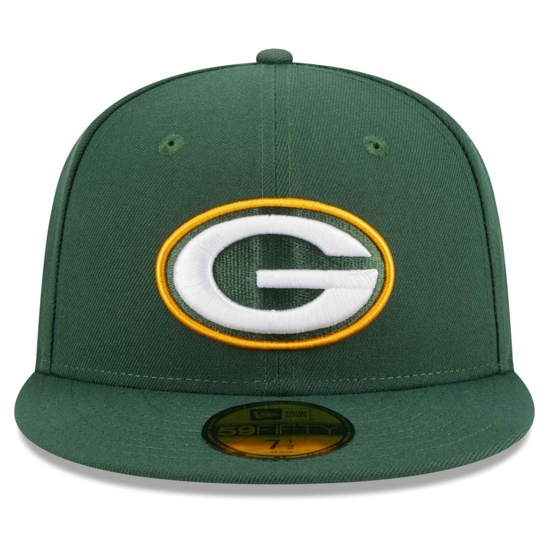 Green Bay Packers New Era Main Patch 59FIFTY Fitted Hat Green - NFL