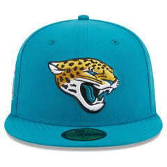 Jacksonville Jaguars New Era Main Patch 59FIFTY Fitted Hat Teal - NFL