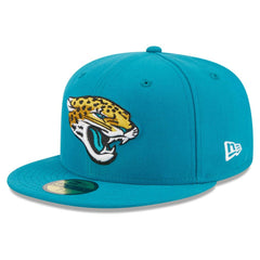 Jacksonville Jaguars New Era Main Patch 59FIFTY Fitted Hat Teal - NFL