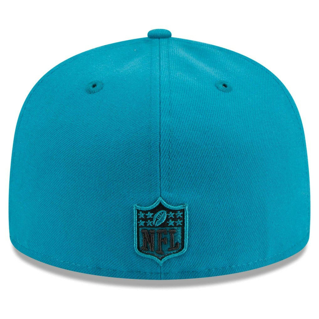 Jacksonville Jaguars New Era Main Patch 59FIFTY Fitted Hat Teal - NFL