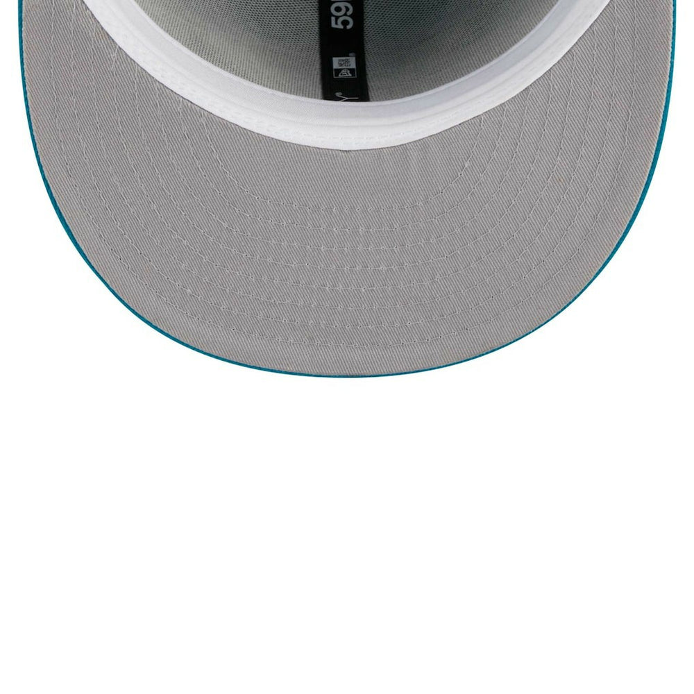 Jacksonville Jaguars New Era Main Patch 59FIFTY Fitted Hat Teal - NFL