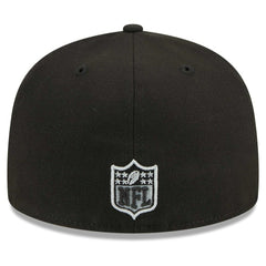 Las Vegas Raiders New Era Main Patch 59FIFTY Fitted Hat Black - NFL