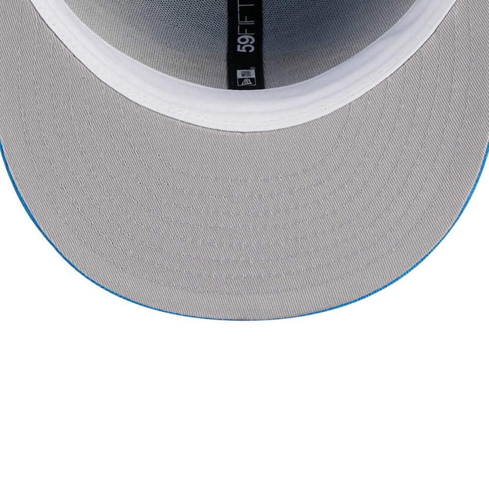 Los Angeles Chargers New Era Main Patch 59FIFTY Fitted Hat Powder Blue - NFL