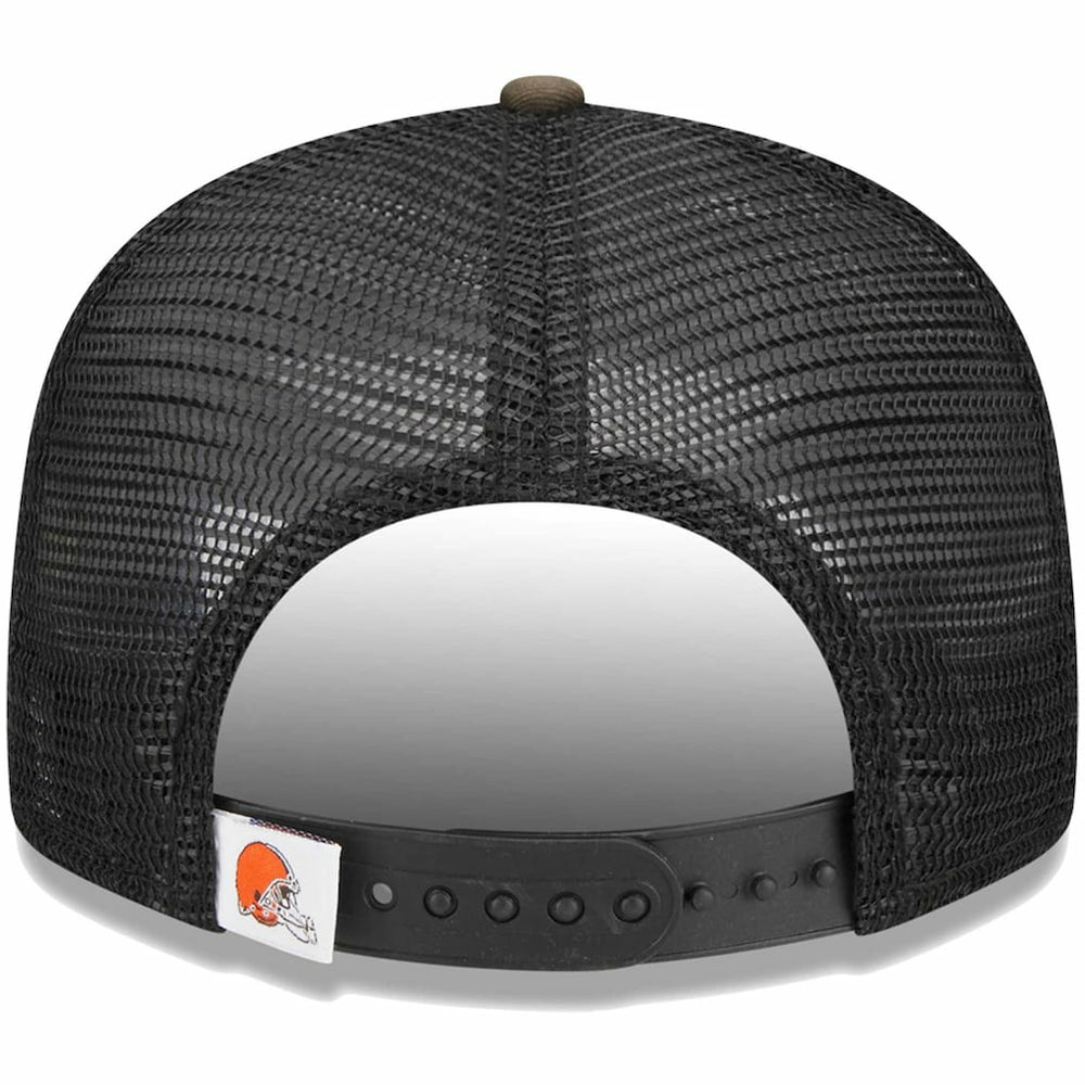 Cleveland Browns New Era Youth Main Trucker 9FIFTY Snapback Hat Camo - NFL