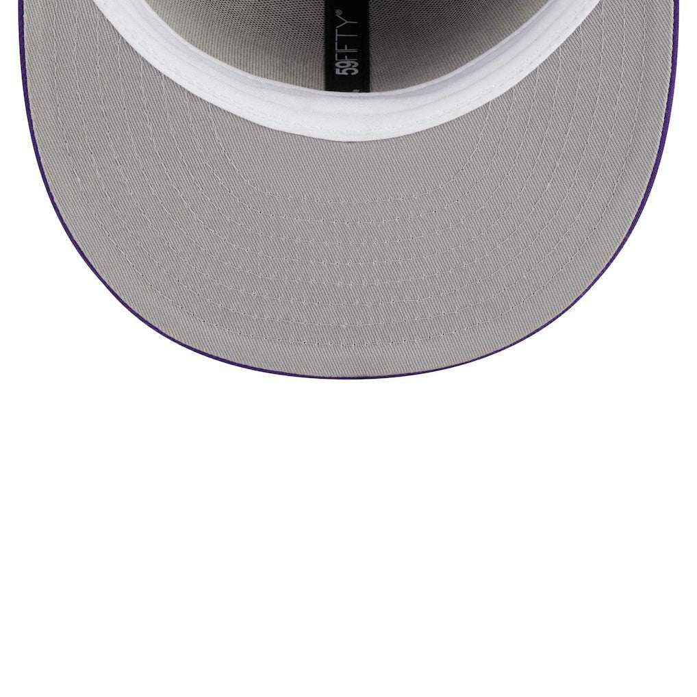 Minnesota Vikings New Era Main Patch 59FIFTY Fitted Hat Purple - NFL