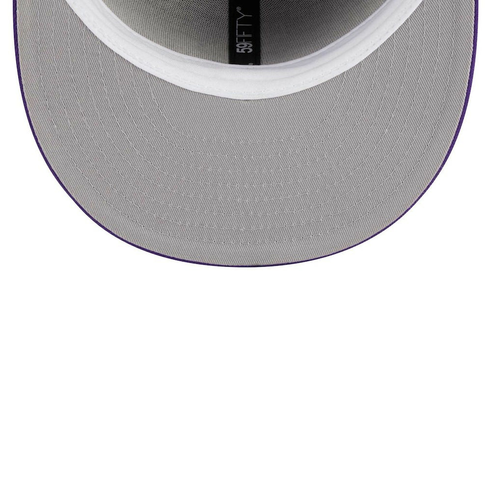 Minnesota Vikings New Era Main Patch 59FIFTY Fitted Hat Purple - NFL
