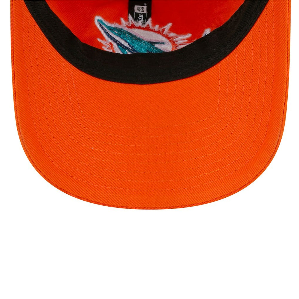 Miami Dolphins New Era Women's Main Core Classic 2.0 9TWENTY Adjustable Hat Orange - NFL