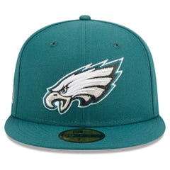 Philadelphia Eagles New Era Main Patch 59FIFTY Fitted Hat Midnight Green - NFL