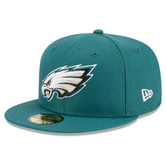 Philadelphia Eagles New Era Main Patch 59FIFTY Fitted Hat Midnight Green - NFL