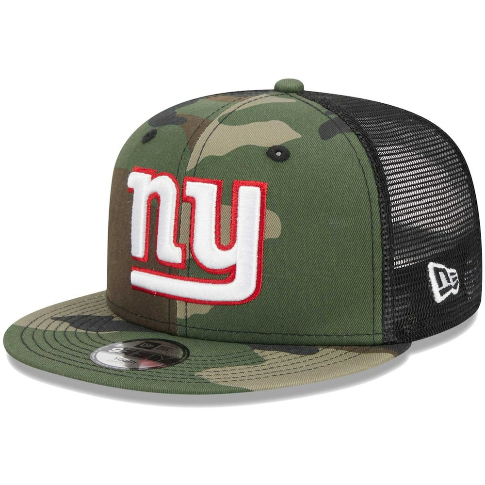 New York Giants New Era Youth Main Trucker 9FIFTY Snapback Hat Camo - NFL