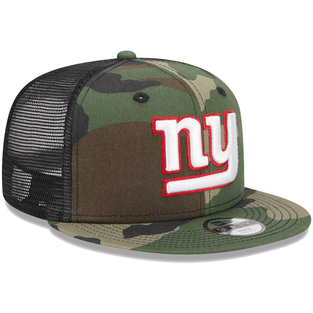 New York Giants New Era Youth Main Trucker 9FIFTY Snapback Hat Camo - NFL