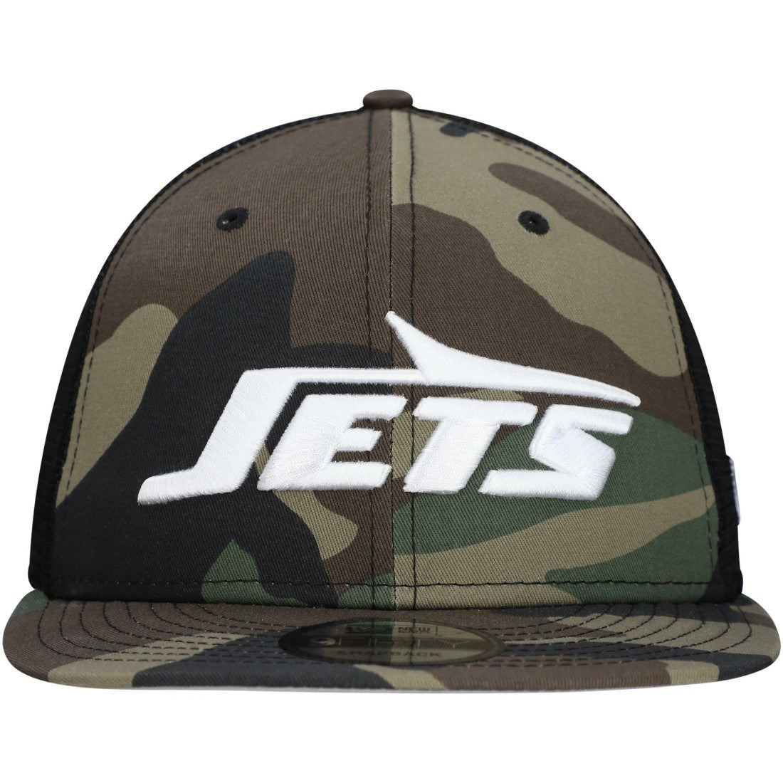 New York Jets New Era Youth Main Trucker 9FIFTY Snapback Hat Camo - NFL