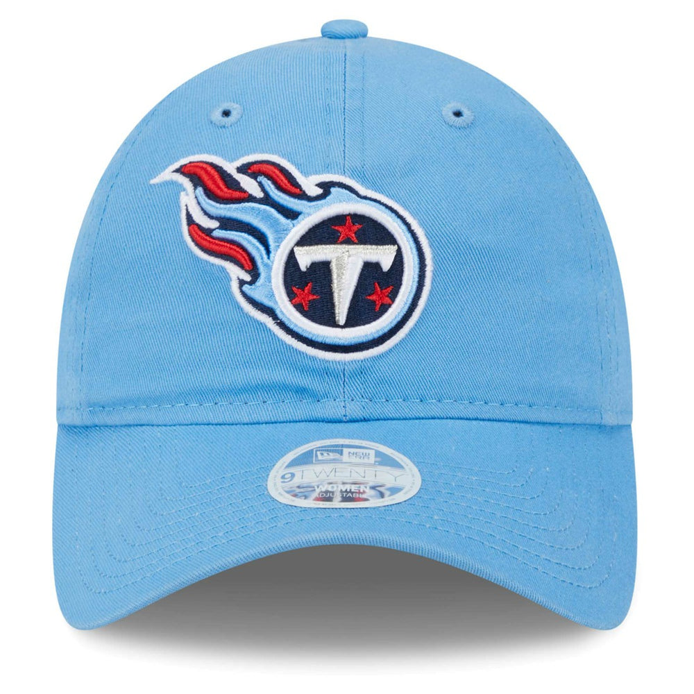 Tennessee Titans New Era Women's Main Core Classic 2.0 9TWENTY Adjustable Hat Light Blue - NFL
